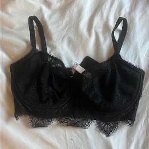 Elegant Black Lace Bralette